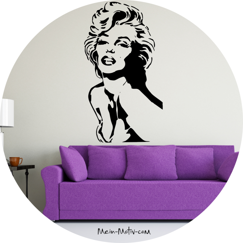 Preview: Wandtattoo 46075 Marilyn posierend